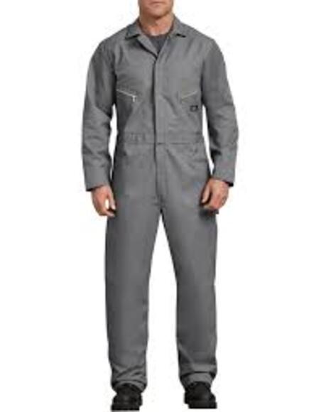 Dickies Other - Dickies Men's Deluxe Blended Long Sleeve Coveralls - Gray New With Tags Size M S